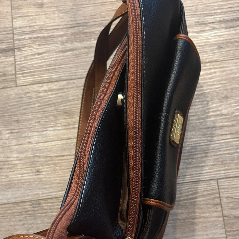 Born Concept Black and Brown Crossbody Bag Purse - Picture 6 of 10